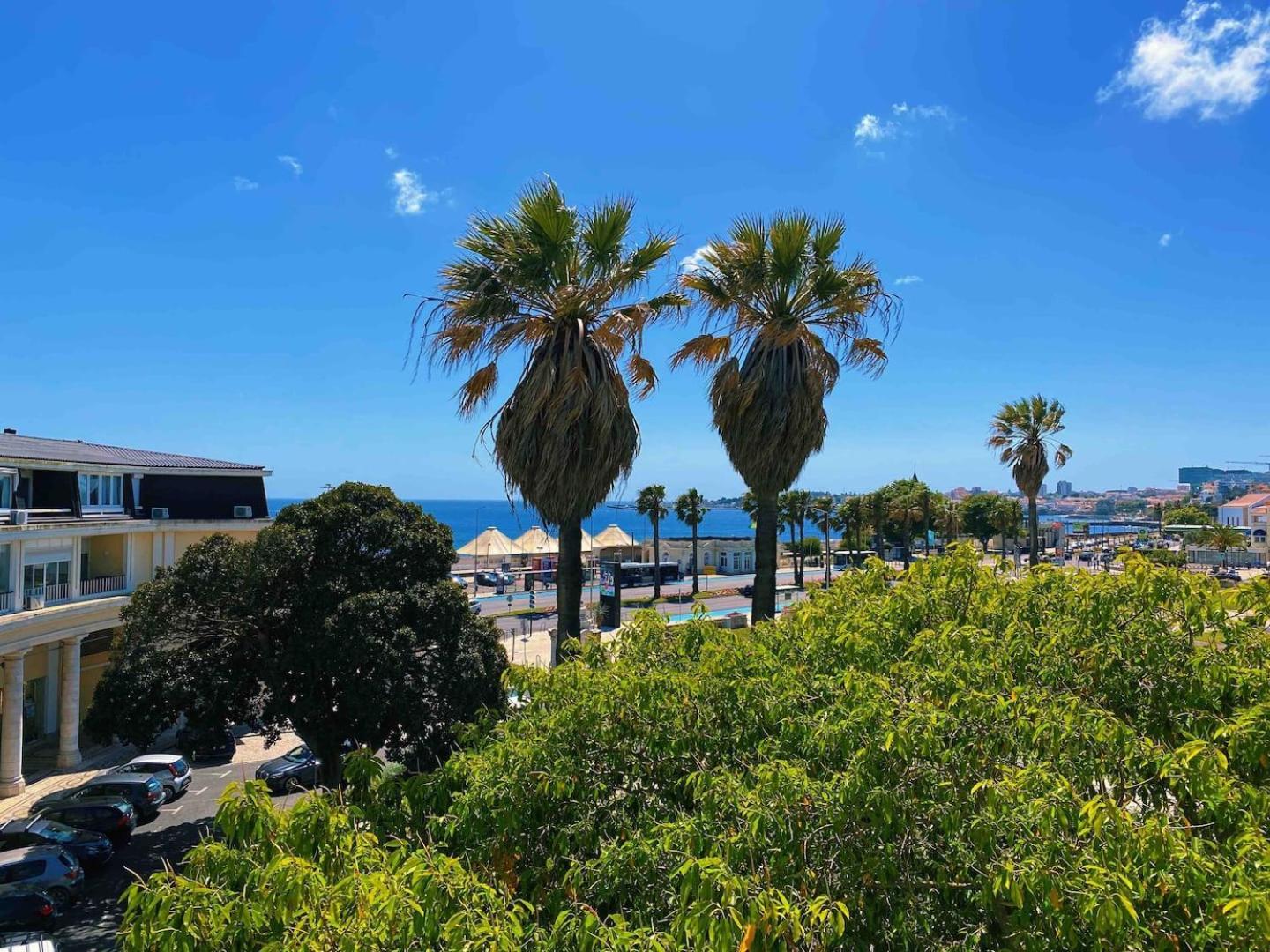 Sea View W Balcony 2 Mins Walk To Beach & Casino Estoril Esterno foto